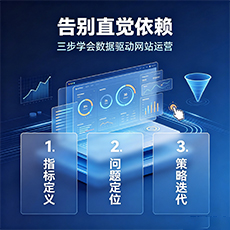 珠海建站-告别直觉依赖：三步学会数据驱动网站运营