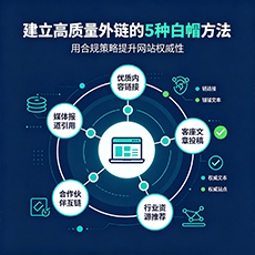 珠海建站-建立高质量外链的5种白帽方法